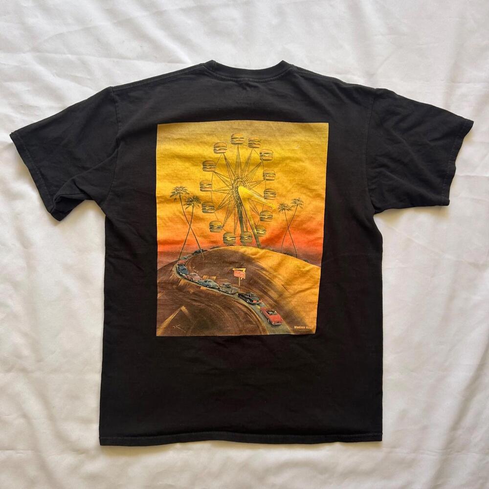 In N Out Burger T Shirt 70th Anniversary Mens M Black Short Sleeve Tee 2018